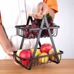 2 Tier Metal Home Storage Rack (Imported)
