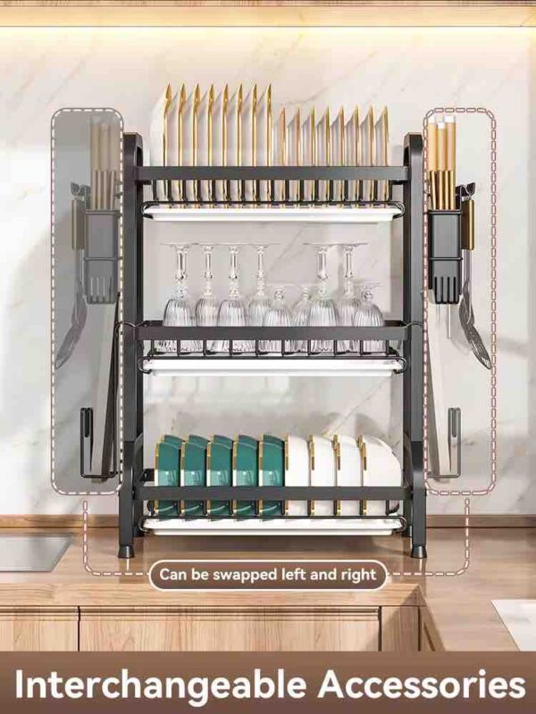 3 Layer Multifunction Kitchen Storage Rack (R3-42) - Image 3