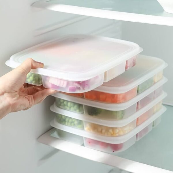 5 Section Transparent Fridge Container (Small)