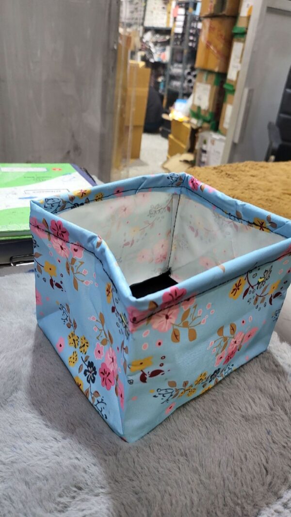 DESKTOP STORAGE BAG ( KIDS TOY BASKET FABRIC) - Image 4