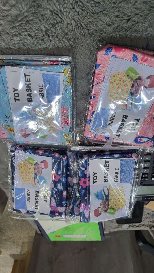DESKTOP STORAGE BAG ( KIDS TOY BASKET FABRIC) - Image 3
