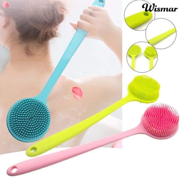 2in1 Silicon Handle Loofah Brush (Imported) - Image 3