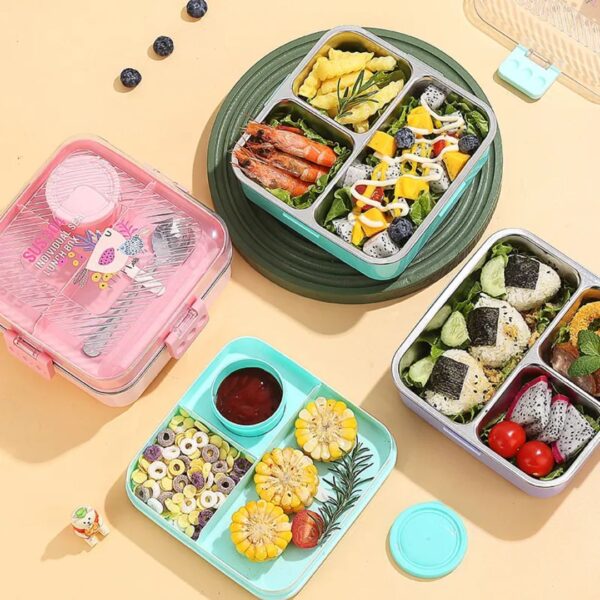 7119 Fancy Stainless Steel Lunch Box - Image 2