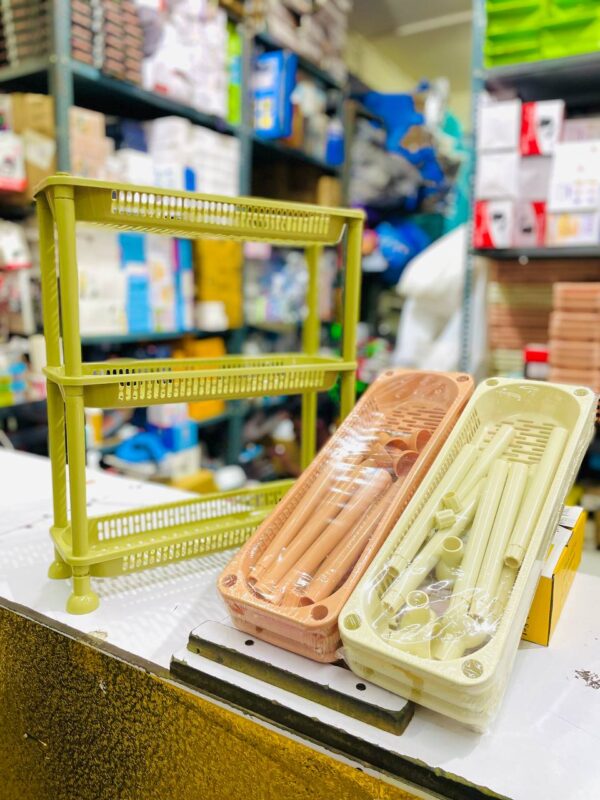 8345 3 Layer Multipurpose Storage PP Basket (Imported)