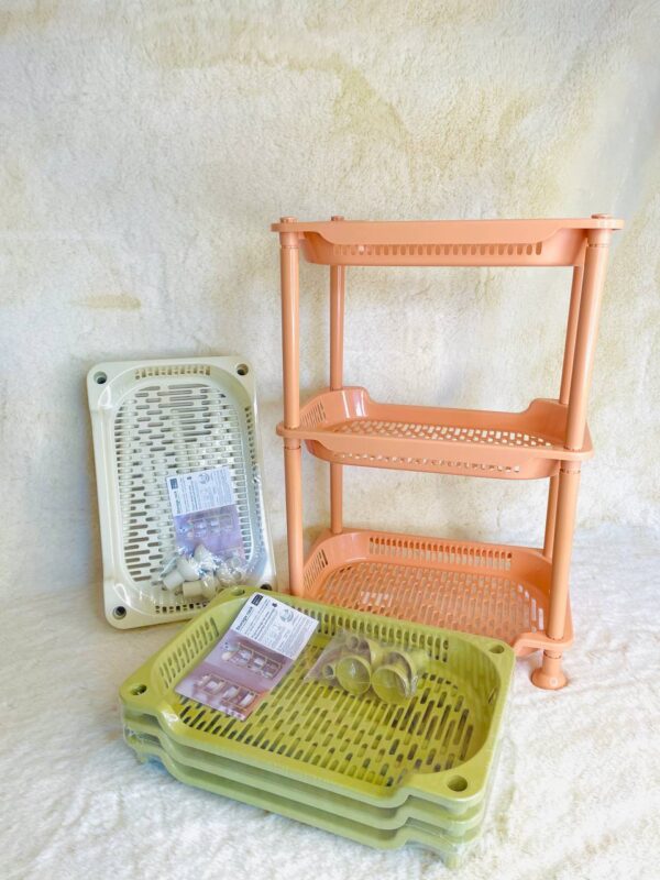 8324 3 Layer Multipurpose Storage PP Basket (Imported)