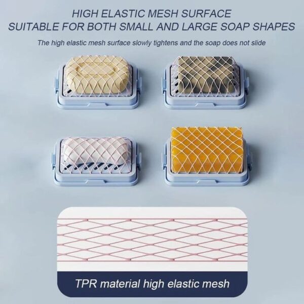 Non Slip Plastic Mesh Soap Holder