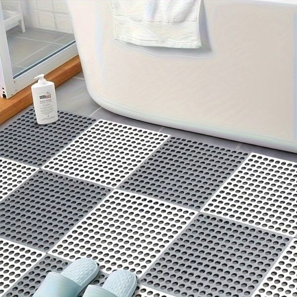 Non-Slip Bathroom Silicon Mat (Imported) - Image 2
