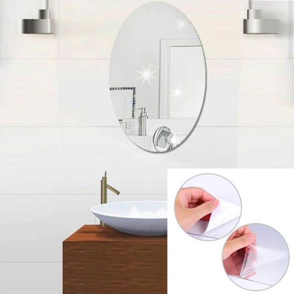 Self Adhesive Mirror Sticker (30*20cm) - Image 4