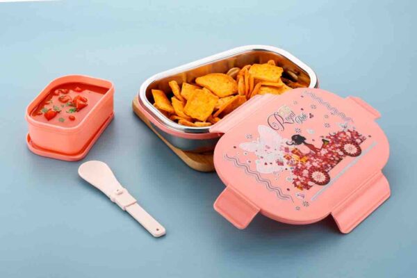 Printed Bite Buddy Stainless Steel Lunch Box - Image 3