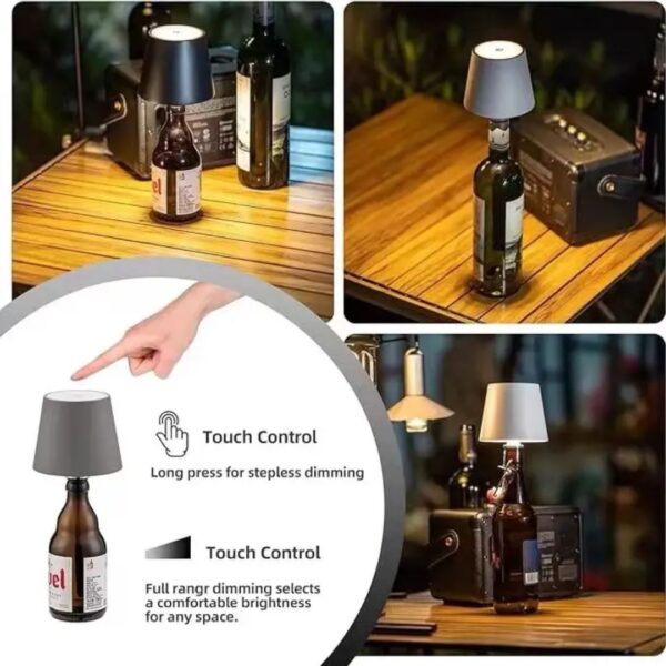 3 Modes Bottle Touch Lamp (Imported) - Image 4