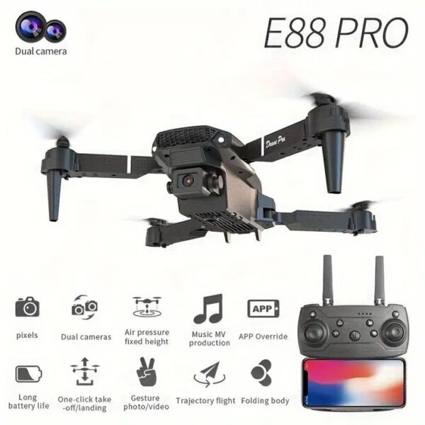 E88 PRO DRONE (DUBBLE BATTERY)