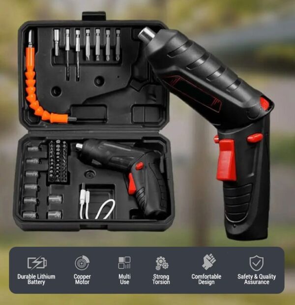 Rechargable Screw & Drill Gun (Imported) - Image 4