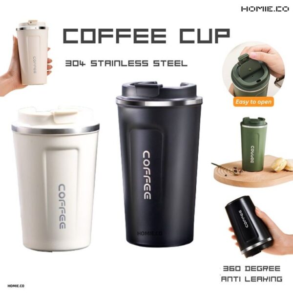 Stainless Steel Vacuum Coffee Mug (Imported) - Image 2
