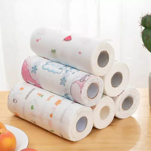 Reusable Kitchen Rag (White) 40 Pulls - Image 4
