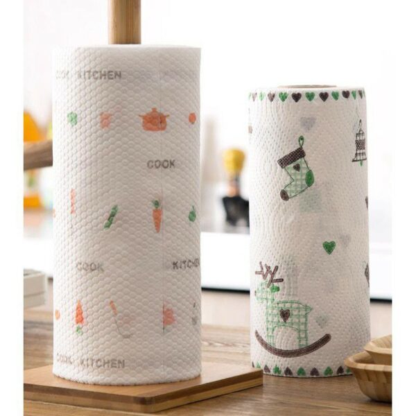 Reusable Kitchen Rag (White) 40 Pulls - Image 3