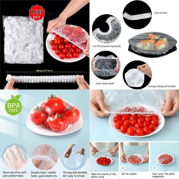 100 Pcs Food Cover (Imported) - Image 3