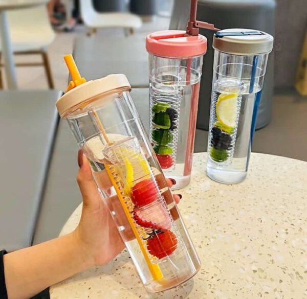 B-100 700ml Straw Cup Water Bottle (Imported)