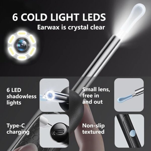 Earwax Cleaner With Camera & LED (Imported) - Image 3