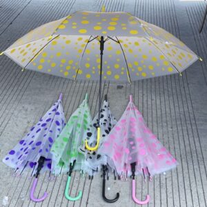TRANSPARENT DOTED UMBRELLA ☔