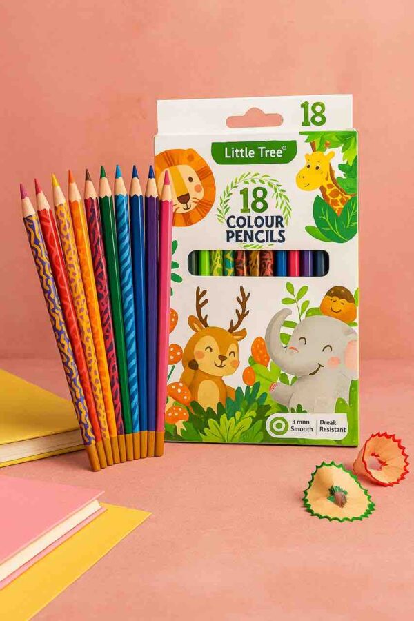 VF010  18 Colours Pencils Set (Imported)
