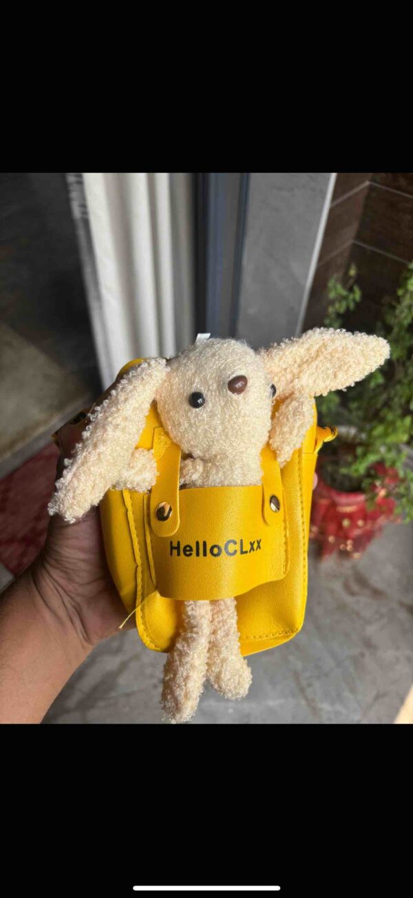 VF055 Cute Teddy Sling Bag (Imported) - Image 4
