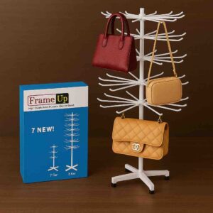 7 Layer Accessories Display Stand With Wheels