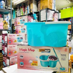 Round Bucket Mop (Plastic)